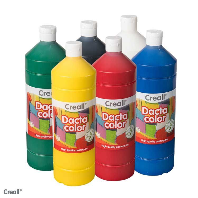 Poster Paint -  6 x 1000ml assorti