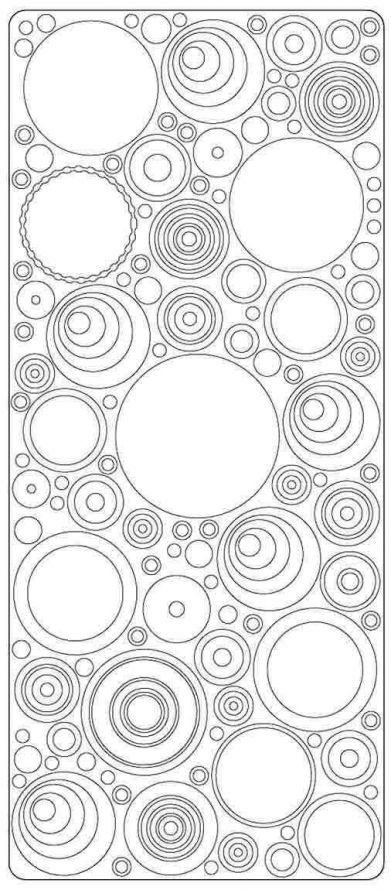 Retro Autour - Peel-Off Auto Collants - Lila