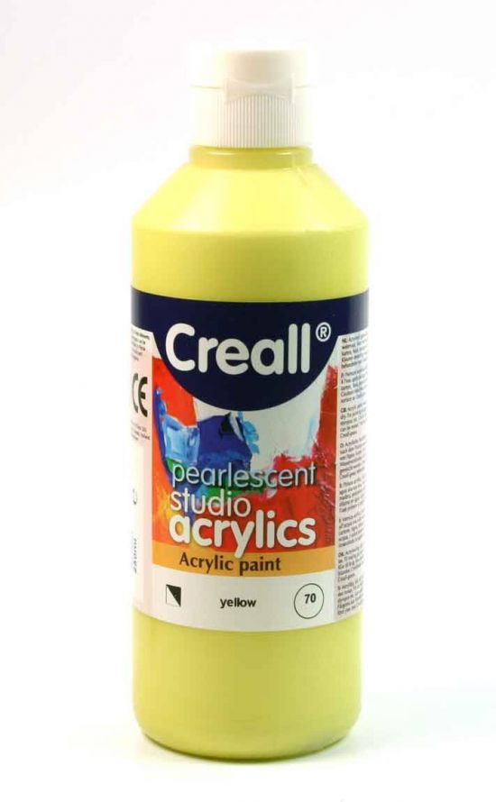 Acrylic paint - Pearlescent Yellow - 250ml