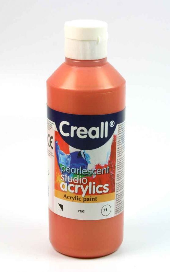 Acrylic paint - Pearlescent Red - 250ml