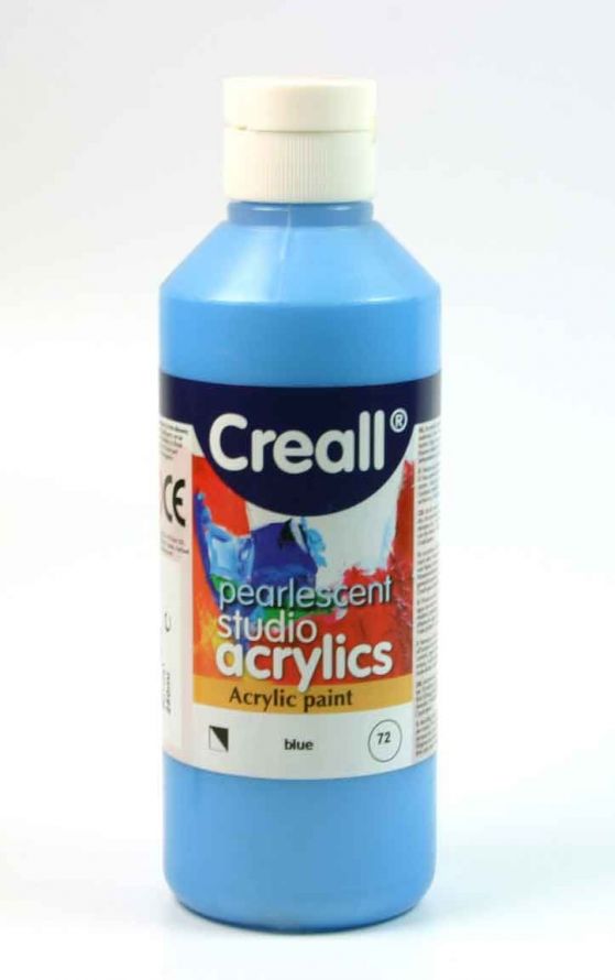 Acrylic paint - Pearlescent Blue - 250ml