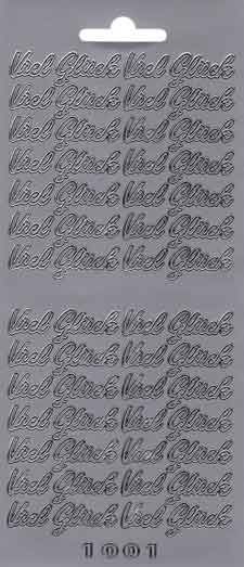 Viel Glück - Peel-Off Stickers - Gold