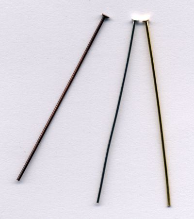 Head Pin - 45mm - Gilt