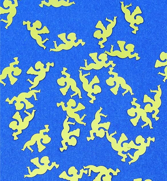 Engel - Konfetti - gold - 20 mm