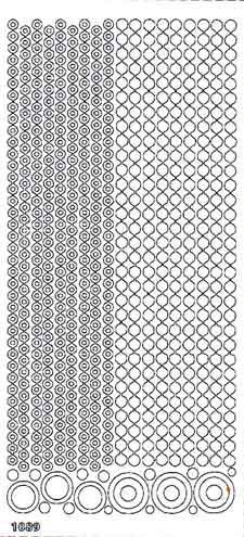 Lines - Peel-Off Sticker Sheet - Gold