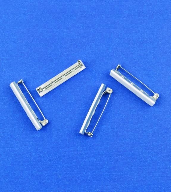 Epinge de Broche with Adhesive Foam - 38mm - Argent