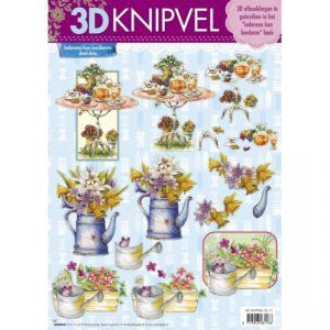 Flowers - 3DA4 Step by Step Decoupage Sheet