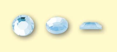 Strass Pierres de Bijoux - SS20 - 4,7-4,8mm - Hot Fix - Bleu Clair