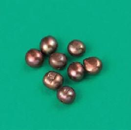 Zoetwater Parels - 8-9mm - Goud Bruin