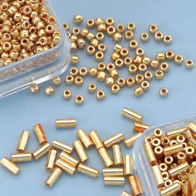 Rocailles Duo - Or - 12/0 et 2