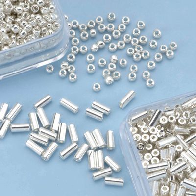 Rocailles Duo - Zilver - 12/0 en 2
