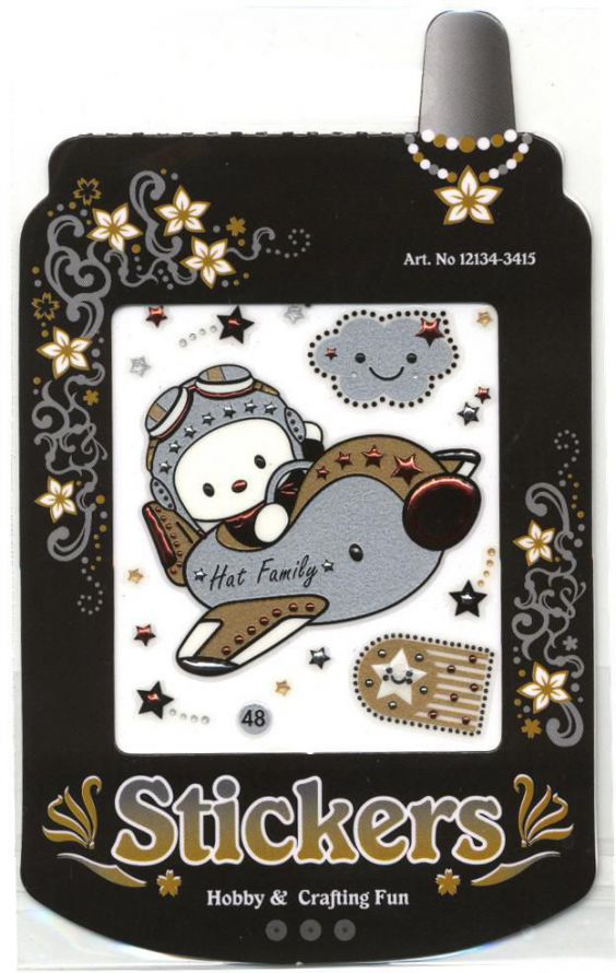 Dot-diamond Sticker - I am a Pilote