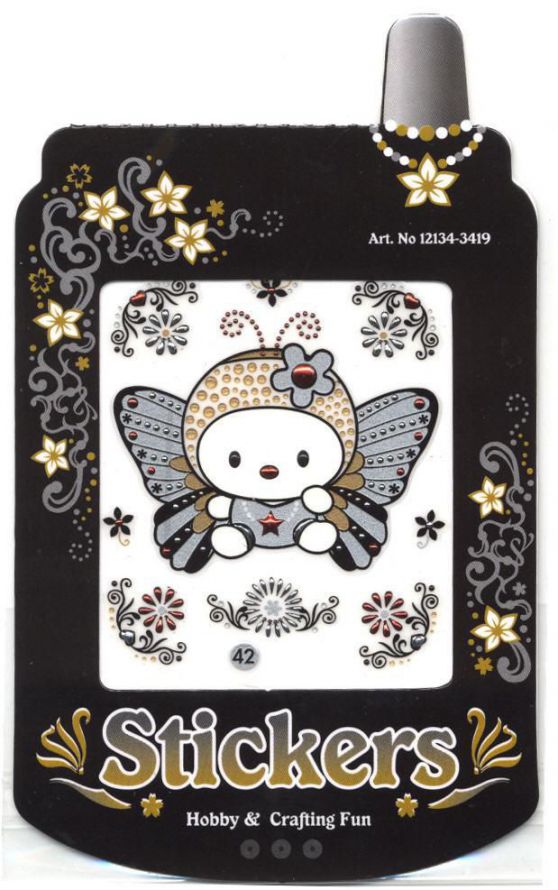 Dot-diamond Sticker - I am a Butterfly