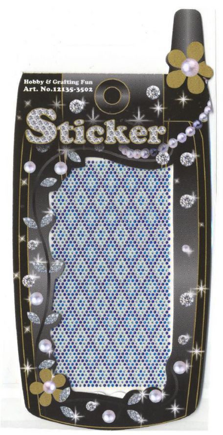 Dot-diamond Sticker - Diamond Tartan