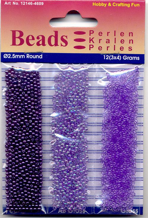 Round Pearl Trio - Violett