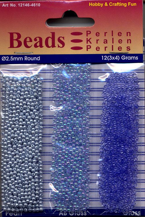 Round Pearl Trio - Pastellblau