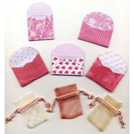 5 Mini Umschlagen & 3 Mini Organza Flachbeutel