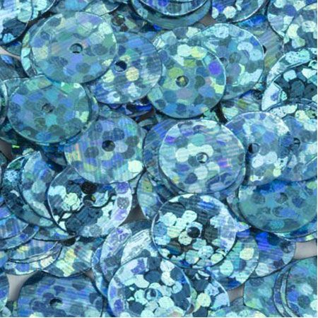 Pailletten Laser - Turquoise-Laser - Ø6mm - 8gram - Ca. 800Stuks