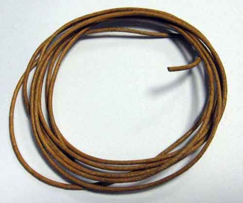Leren Koord - Natural - 2mm - 2meter