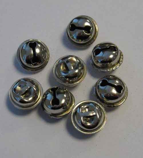 Cat's Bells -  Argent - 15mm