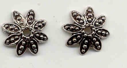 Bead Caps - 14mm - Zilver