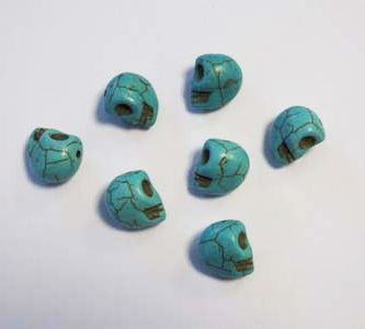 Perles de Crâne - Turquoise