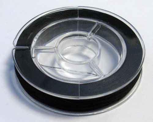 Kralendraad - Silky - Zwart - 0,15mm x 100meter