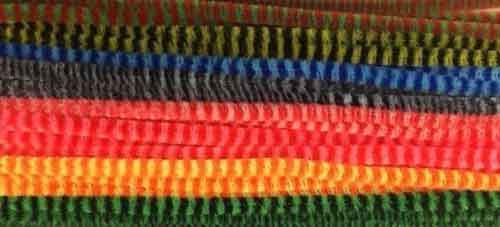 Chenille Set - Stripes - Colors mix