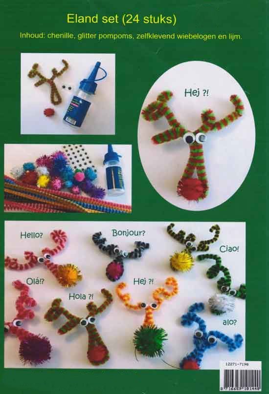 Eland Chenille Draad Set - 24 Stuks