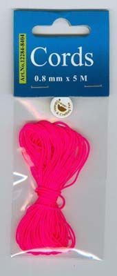 Shamballa Cord  - Neon Pink