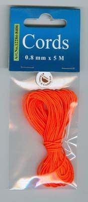 Shamballa Cord  - Neon Orange