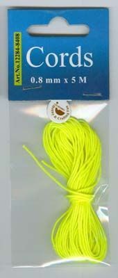 Shamballa Cord - Neon Lemon