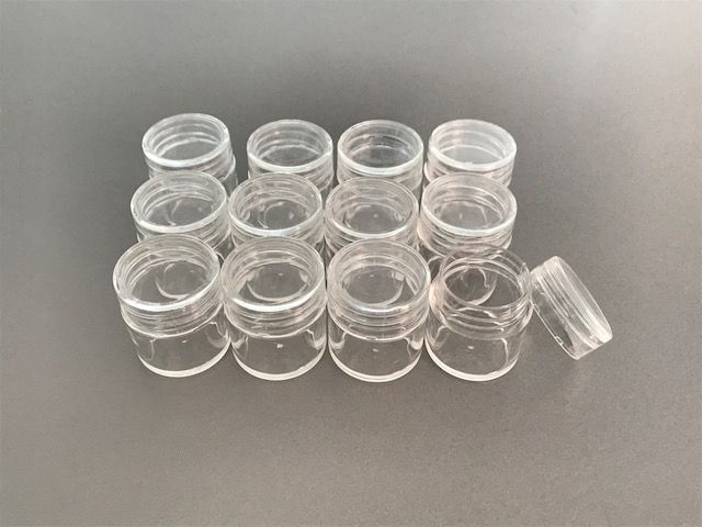 Boîtes Rondes de Rangement - 12pcs - Ø 25 x 28mm