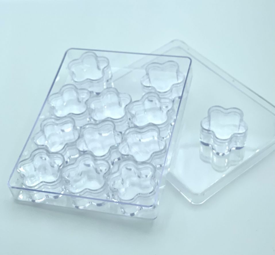 Boîtes Rondes de Rangement - 12 Flower Boxes + outer Box