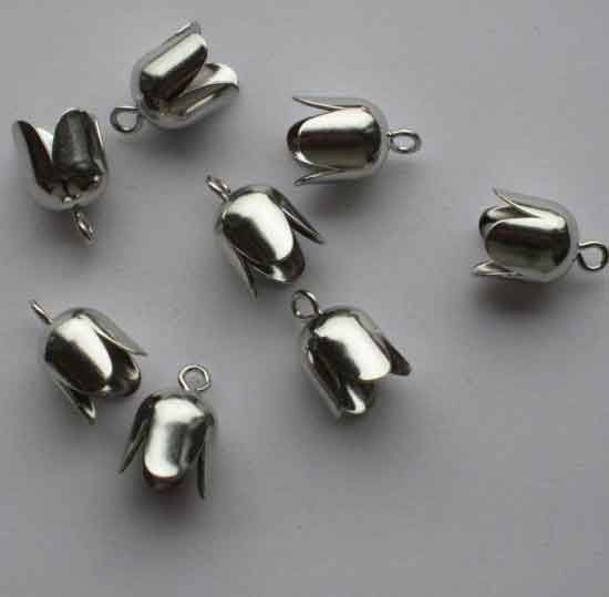 Brass Bell Cap with Eye - 8mm