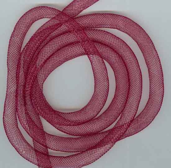 Fish Net Tubes - Nylon - Wine