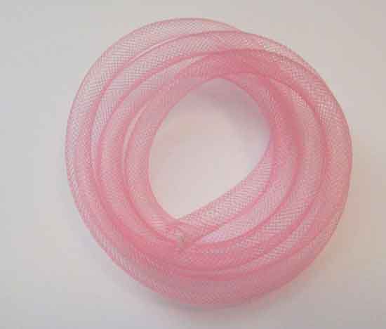Fish Net Tubes - Nylon - Rose
