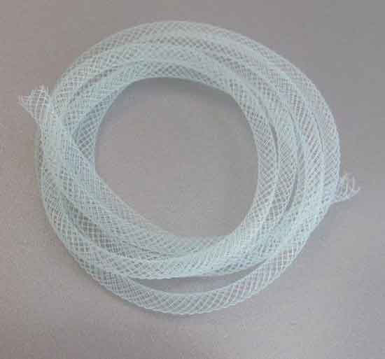 Fish Net Tubes - Nylon - Light Blue