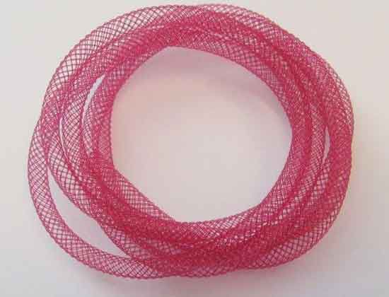 Fish Net Tubes - Nylon - Wine
