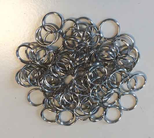 Key Rings - 23mm - Argent