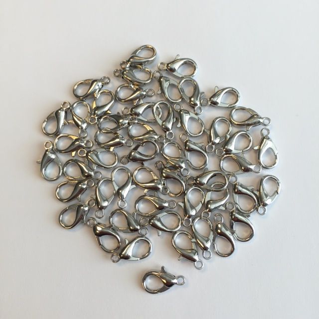 Karabijn Sluiting - 50 stuks - Value Pack - 15mm