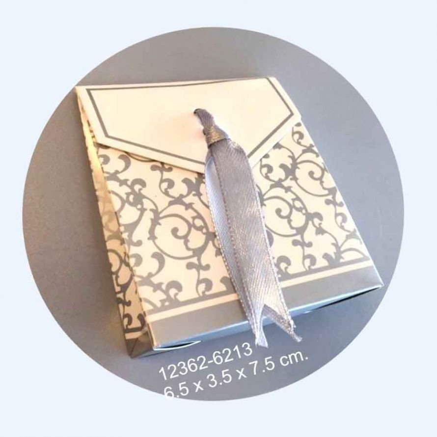 Boîtes de Papier - Argent et Blanc