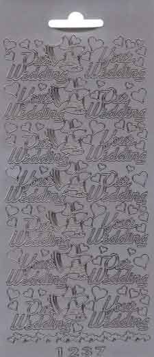 Our and your Wedding etc - Peel-Off Sticker Sheet - Gold