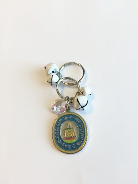 Key Ring DIY Set - Blue Picture Frame