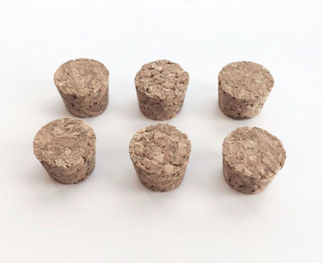Korkenstopper - 12,5 x 9,6mm - 6 Stück