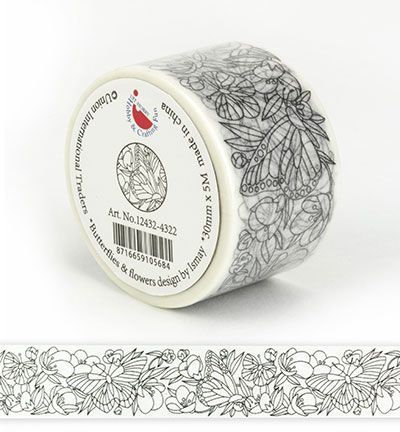 DIY Color Me Tape - Butterflies - 30mm x 5M