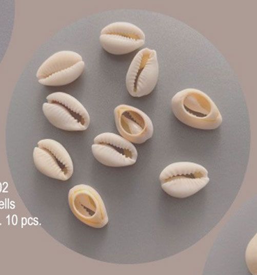 Cowrie Shells - Natural - 18-20mm - 10pcs