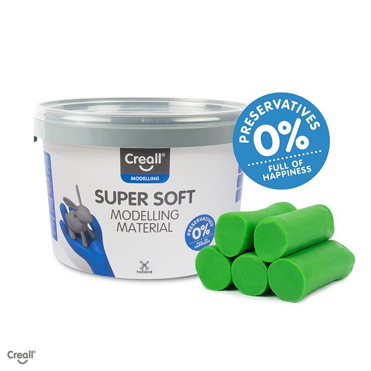 Argile - Creall Super Soft -  Vert - 1750gram