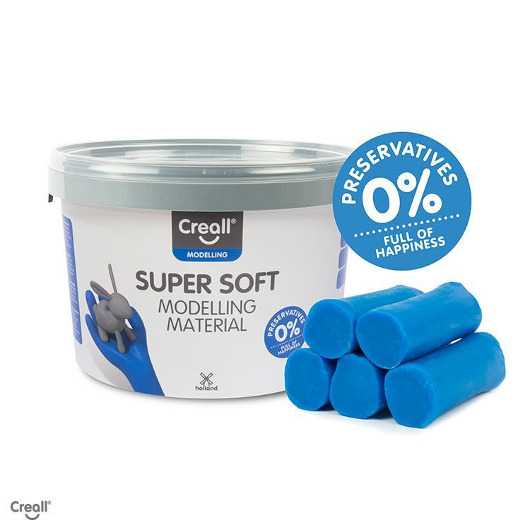 Argile - Creall Super Soft -  Bleu - 1750gram
