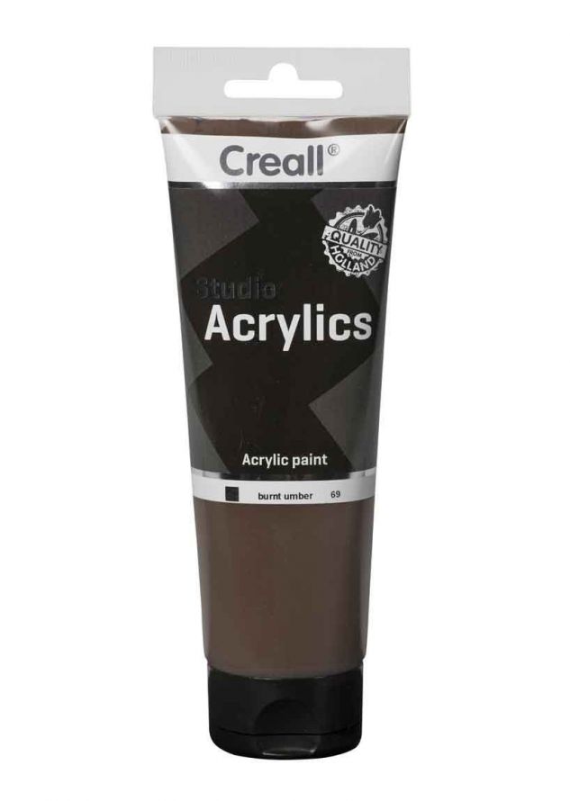 Acrylic paint - Burnt Umber - 250ml